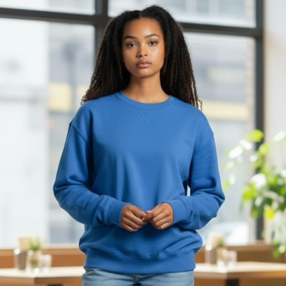 Blue Crewneck Sweatshirt